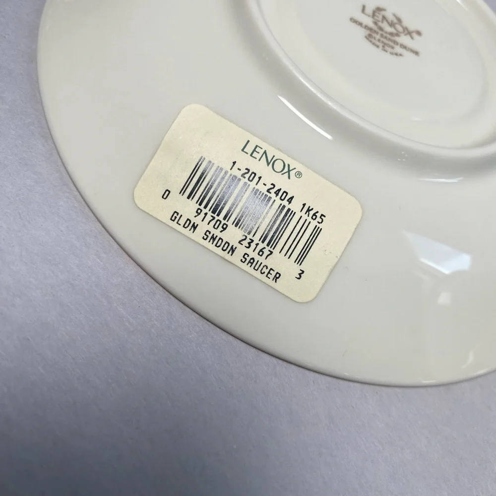 Single Replacement Lenox SAND DUNE Gold Tea Cup & Saucer Brand New